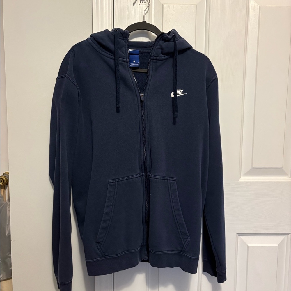 Nike Dark Blue Full-Zip Hoodie